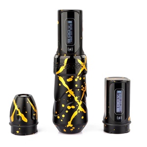 Máquina de tatuaje rotativa inalámbrica, 2 baterías, RCA, profundidad de aguja ajustable, bolígrafo de tatuaje multifunción con cartucho - Product Image 6