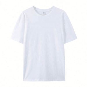Camisetas Blancas al por Mayor para Hombre, Camisetas Extra Grandes con Estampado Gráfico, 100% Algodón Premium, Impresión de Logotipo Personalizado - Product Image 3