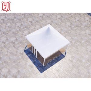 หลังคาพีวีซี 3x3 4x4 5x5 6x6 ทรงเจดีย์ ป้องกันโรคระบาด เต็นท์ตรวจสอบ - Product Image 6