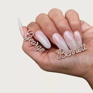 Pendentif en silicone Ruizan VVS de luxe, or rose, pour colliers en moissanite, personnalisable - Product Image 3