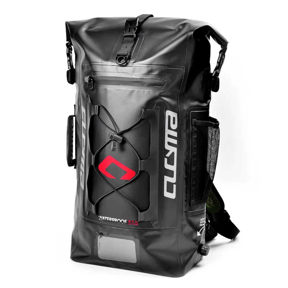 PVC waterproof backpack large capacity car tail bag back seat bag helmet bag motorcycle travel backpack