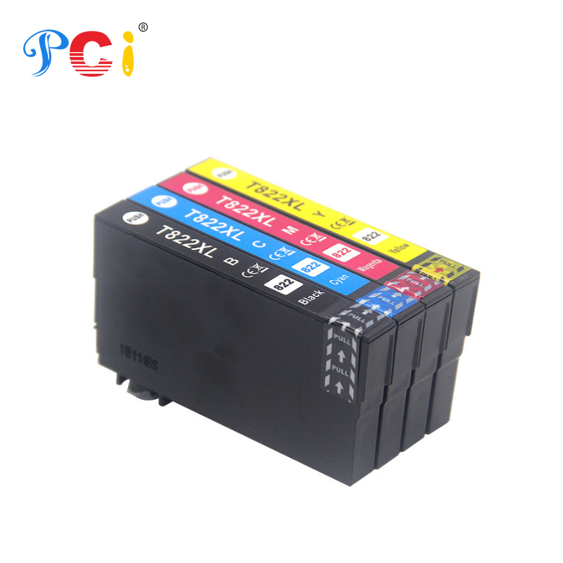 PCI оптовая продажа T 822 XL T822 822XL премиум цвета Совместимый струйный картридж для Epson рабочей силы Pro WF-3820 принтер