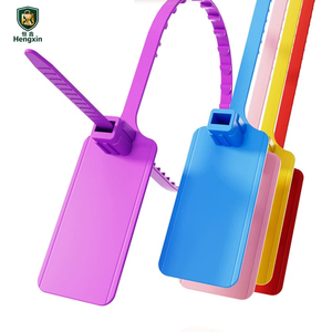 맞춤형 QR 코드 지퍼 태그 반품 방지 보안 플라스틱 신발 태그 가방 의류 운동화용 친환경 - Product Image 3