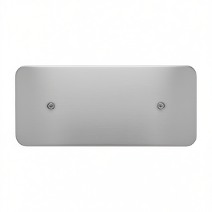 Placa de Acero Inoxidable de 33 cm de Largo, 16 cm de Ancho y 0.3 cm de Grosor para Aplicaciones en Puertas - Product Image 3