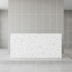 <b>Mosaic</b> White Marble Look Ceramic Porcelain Tiles Large Format Apartment Floor Wall Collection - Product Image 3