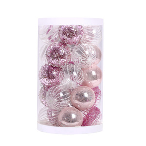 New <strong>Christmas</strong> <strong>Decorations</strong> <strong>Pink</strong> Premium PET Painted Plastic <strong>Christmas</strong> Ball Set <strong>Christmas</strong> Tree <strong>Decoration</strong> Balls - Product Image 5