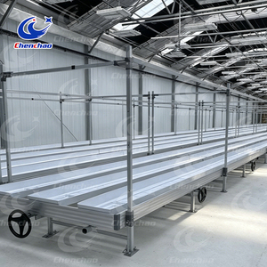 <span class=keywords><strong>Plateau</strong></span> <span class=keywords><strong>rigide</strong></span> en ABS renforcé pour système d'irrigation par flux et reflux, idéal pour la culture sur table roulante en usine horticole - Product Image 6
