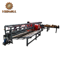 Scie circulaire verticale automatique intelligente à double lame pour la coupe du bois en construction et dans les industries agricoles, machine de scierie