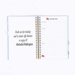 Cuadernos semanales mensuales con espiral <span class=keywords><strong>imprimible</strong></span> por sublimación en blanco tamaño A5 logotipo personalizado impreso personalizado para estudiantes - Product Image 5