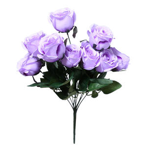 Colección de Flores Artificiales Serie Púrpura, Hechas a Mano, Suaves, Personalizables con Imagen, Material Floral, Arreglos para Bodas, Decoración DIY para el Hogar - Product Image 5