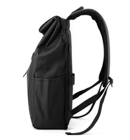 Sac à dos d'ordinateur portable personnalisé avec logo, imperméable, grande capacité, en polyester Oxford, avec fermeture éclair, pour les voyages d'affaires, l'école, les étudiants