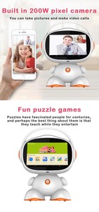 Chatbots Robóticos Educativos <span class=keywords><strong>de</strong></span> Alta Calidad para la Educación Infantil Temprana con 18 Idiomas y Sistema Operativo Android 10 - Product Image 5