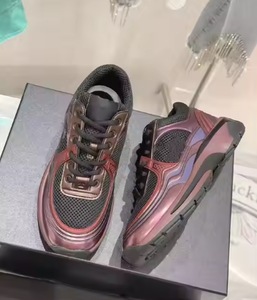 Chaussures de Créateur 2025 Tendance Rétro Baskets Noires et Blanches Chaussures de Sport pour Femme Chaussures Décontractées d'Extérieur - Product Image 6