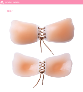 Zelfklevende Siliconen Tepelhoezen Plakkerige Strapless Push-Up Bh Borstbeha - Product Image 6