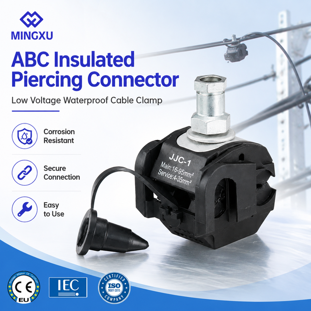Low Voltage JJC-1 ABC Waterproof Insulation Piercing Clamp Factory Price Wire Electrical Insulated Piercing Cable Connectors