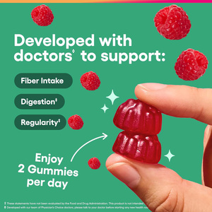 Gomitas de Fibra OEM, Suplemento Dietético para Apoyar la Salud Digestiva, la Salud Intestinal y la Regularidad, Sabor Frambuesa - Product Image 2