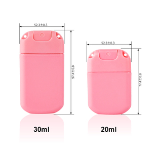 Thiết Kế Mới 20/30Ml Du Lịch Đầy Màu Sắc Xách Tay Nước Rửa Tay Chai Loại Thẻ Nhựa Kích Thước Túi Phun Chai Với Keychain - Product Image 2