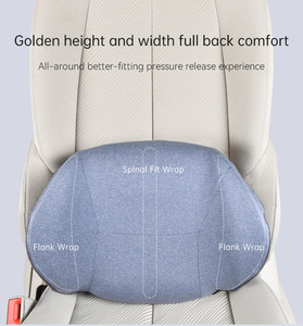 Cojín Ortopédico de Espuma Viscoelástica para Respaldo de <span class=keywords><strong>Silla</strong></span> de Oficina y Asiento de <span class=keywords><strong>Coche</strong></span>, Soporte Lumbar para Conductores, Almohada de Soporte para la Espalda 2025 - Product Image 2
