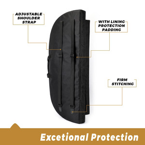 Muestra gratuita, nuevo diseño OEM, mochila rígida para arco recurvo, estuche para arco de gran capacidad con tubo de plástico para flechas - Product Image 5