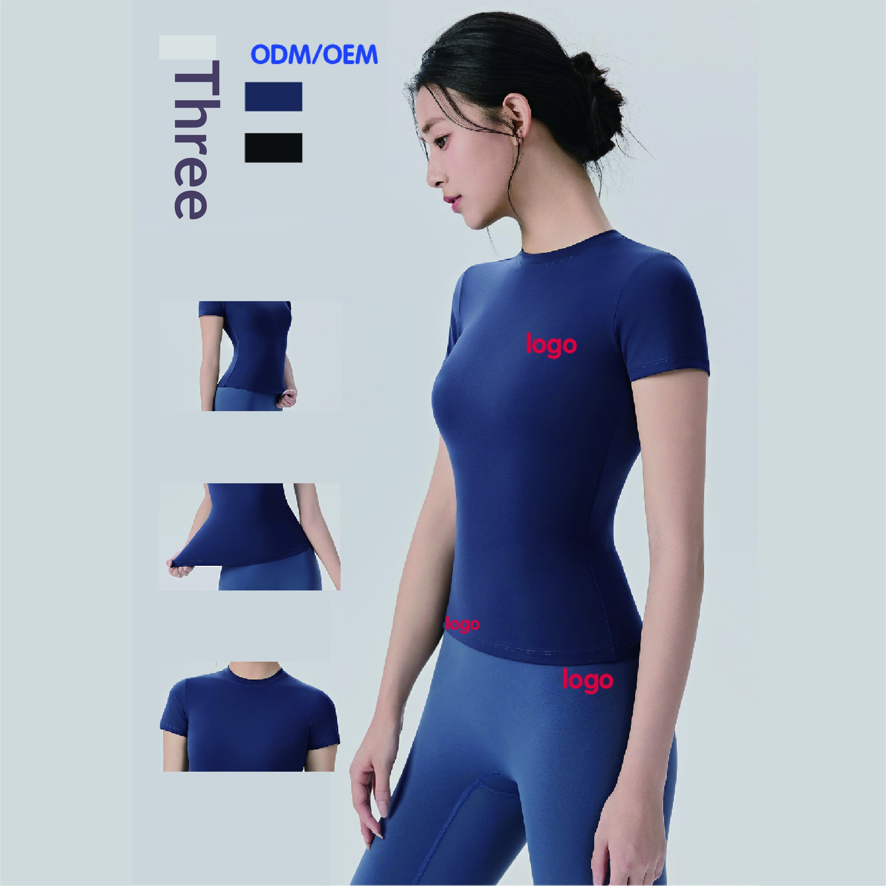 Flattering Waist Shaping Short Sleeve Yoga Top, Breathable Versatile Outerwear Women Active T-Shirt for Daily Errands Running