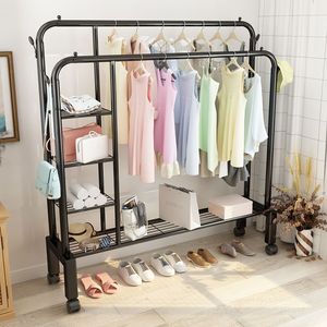 Durevole di alta qualità <span class=keywords><strong>appendiabiti</strong></span> portatile da pavimento in metallo <span class=keywords><strong>appendiabiti</strong></span> da camera da letto <span class=keywords><strong>appendiabiti</strong></span> <span class=keywords><strong>appendiabiti</strong></span> per doppio <span class=keywords><strong>palo</strong></span> - Product Image 2