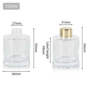 150ml <b>Diffuser</b> <b>Bottles</b> Aromatherapy Air Fragrance Freshening <b>Reed</b> <b>Diffuser</b> for Home Decoration Luxury <b>Reed</b> <b>Diffuser</b> - Product Image 2