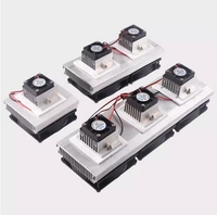 Mini climatiseur DC 12V bricolage thermoélectrique Peltier refroidisseur thermoélectrique système de refroidissement dissipateur de chaleur Module de Conduction Kit de bricolage