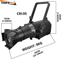 Projecteur LED Marslite CRI 95 300W WW/CW DMX, lumière ellipsoïdale LED haute luminosité, Leko, pour cinéma, église, théâtre