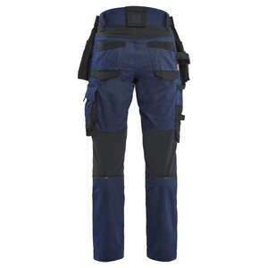 BLAKLADER - 717011498699D22 Pantalones artesanos de mujer en elástico de 2 vías Azul marino oscuro/Negro-PANTALÓN DE TRABAJO EAN 7330509952429 - Product Image 3