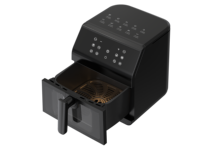 Friteuse à air numérique électrique à écran tactile numérique réglable à écran LCD carré, antiadhésive, 8L, facile à utiliser à la maison