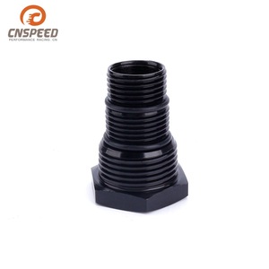 Adaptador de Filtro de Combustible CNSPEED, Rosca 1/2-20, Aluminio Anodizado Negro, para Piezas de Modificación de Automóviles - Product Image 2