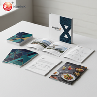 Service d'impression de conception personnalisée en usine Brochure Brochure Catalogue Impression Instruction Manuel Impression Menu