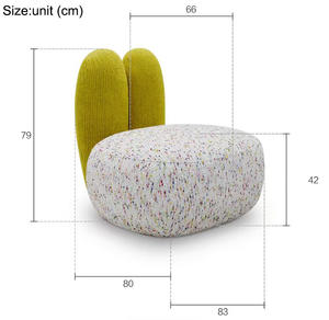 Nordic Rabbit Design Fabric Lazy Leisure <b>Chair</b> Home Living Room Kid Children Bedroom Backrest Sofa <b>Lounge</b> <b>Chair</b> Customized - Product Image 6