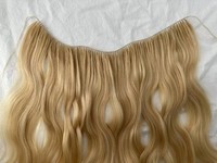 100% cheveux humains Double plumes dessinées trame de cheveux Invisible haute qualité cuticule aligné plume Extension de cheveux