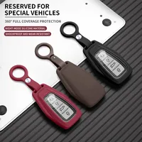 Housse de protection pour clé de voiture en caoutchouc de silicone liquide, pour Geely Coolray X6 X7 Geometry Emgrand Global Kulrey Hawk GX7 Okavango NL3, accessoire
