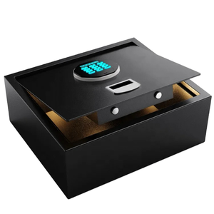 Safewell Mở Top 15 Inch Top Mở Thép Không Gỉ Máy Tính Xách Tay An Toàn Box Với Key Thủy Lực Rod Cho Phòng Khách Sạn Ứng Dụng - Product Image 1