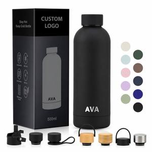 Gobelets isothermes en acier inoxydable de 500 ml et 750 ml avec revêtement en caoutchouc doux au toucher, en gros, pour <span class=keywords><strong>café</strong></span> et boissons chaudes - Product Image 1