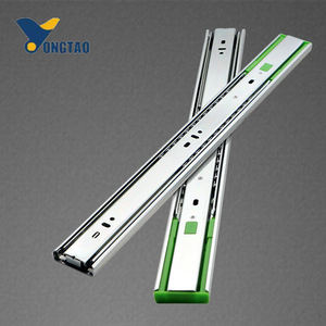 <span class=keywords><strong>Riel</strong></span> Telescópico de 45 mm Yongtao, <span class=keywords><strong>Riel</strong></span> de 3 Pliegues, Sistema de Apertura por Presión, Rodamiento de Bolas, Cierre Suave para Cajones de Cocina - Product Image 1