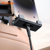 Support de tablette universel Mcdodo 432 en aluminium pour appuie-tête de siège arrière de voiture, compatible avec différentes tailles d'iPads