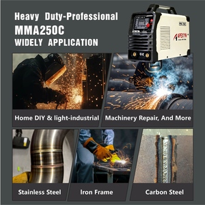 เครื่องเชื่อม MMA-250C แบบพกพา 220V สำหรับงานมืออาชีพ พร้อมฟังก์ชั่น Pulse MMA และ ARC Welding ใช้เทคโนโลยีอินเวอร์เตอร์ IGBT เหมาะสำหรับใช้ในบ้าน  ขั้นต่ำในการสั่งซื้อ 1 เครื่อง - Product Image 5