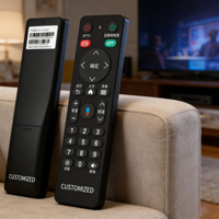 Télécommande universelle personnalisable à commande vocale adaptée aux boîtiers Smart TV