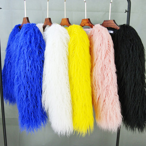 <span class=keywords><strong>Abrigo</strong></span> de Piel Sintética Delgado para Maternidad, Estilo Coreano, Color Sólido, de Lana, para Playa, para Mujer, Directo de Fábrica, de AliExpress Foreign Trade Supply - Product Image 3