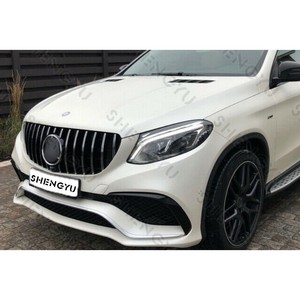 Kit de carrocería para <span class=keywords><strong>Mercedes</strong></span> Benz <span class=keywords><strong>GLE</strong></span> W166 COUPE <span class=keywords><strong>Sport</strong></span> 16-19 Cambio a AMG Incluye montaje de parachoques delantero de coche tubos de escape de labio trasero - Product Image 2