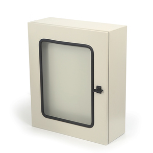 Đôi cửa plexiglass cửa sổ kim loại hộp điều khiển không thấm nước Đồng hồ điện hộp phân phối IP55 vật liệu thép - Product Image 2