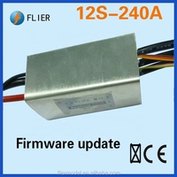 Contrôleur de vitesse de moteur brushless Flier 12S ESC 240A 48V pour jouet radiocommandé, contrôleur de moteur UAV