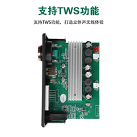 Carte de décodage 12VMP3 Décodeur MP3 audio monté sur véhicule TPA3116D2 Amplificateur de puissance 2*100W D186BT