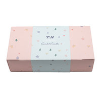 Boîtes à bougie à clapet en papier couché recyclable personnalisées style ménager avec logo gaufrage stratification mate pour emballage cadeau