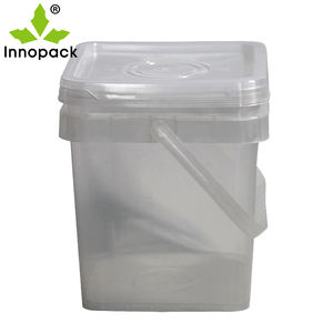 Cubo de plástico cuadrado Cubos de plástico de 2 galones Cubo multiusos - Product Image 5