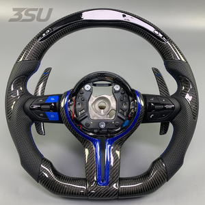 Volante de Fibra de Carbono de Alta Resistencia y Calidad Superior, Apto para <span class=keywords><strong>BMW</strong></span> Serie F, F30, F82, F80, 340i, 440i, Modificación Interior del Automóvil - Product Image 1