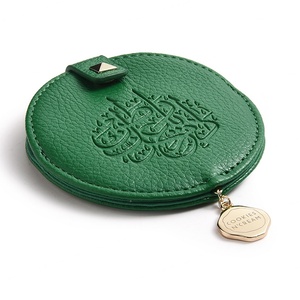 Creative Design Ladies Round Embossed Logo Mini Pendant Luxury Elegant Hand <b>Mirror</b> - Product Image 3